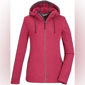 Killtec Women's Pink Hooded fleece Jacket